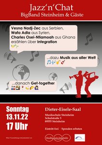 Jazz‘n‘Chat: BigBand Steinheim & Gäste